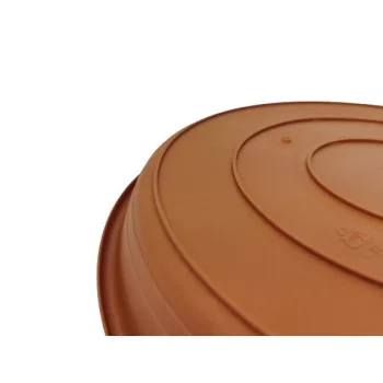 Virágcserép alátét 18 cm terrakotta műanyag