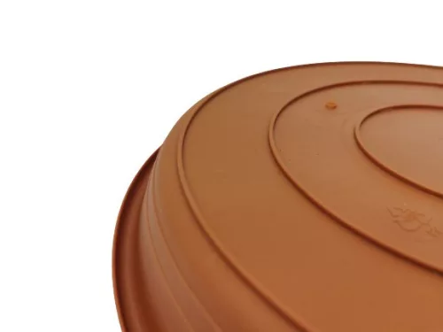 Virágcserép alátét 18 cm terrakotta műanyag