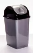 DÜNYA Billenős slim szemetes szürke színben 18 L 46,5x27,5x24 cm