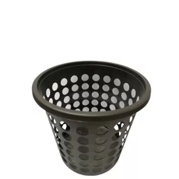 Szennyestartó kosár 25 l, fekete