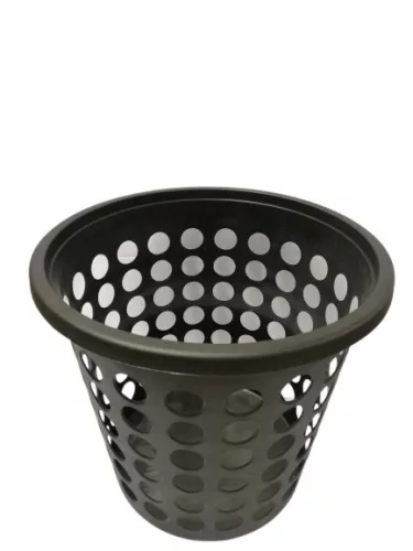 Szennyestartó kosár 25 l, fekete