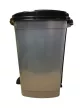 * Pedálos szemetes (52 l), szürke