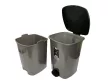 * Pedálos szemetes (52 l), szürke