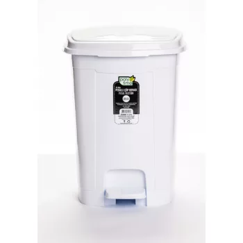 Pedálos szemetes (22 l), fehér