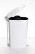 Pedálos szemetes (22 l), fehér