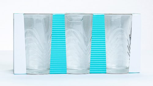 * Üdítős pohár készlet, 12 oz 6 db-os