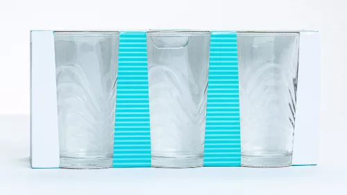 * Üdítős pohár készlet, 12 oz 6 db-os