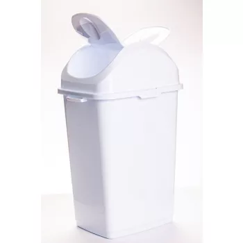 Billenős szemetes fehér színben (35 L-es)