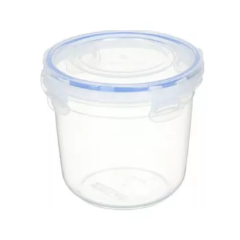   Tároló doboz kerek patentzáras tetővel 850 ml átlátszó