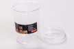Vákumtetős műanyag konyhai tároló (1 l)