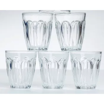 6 db-os üveg kávéspohár szett (90 ml-es)