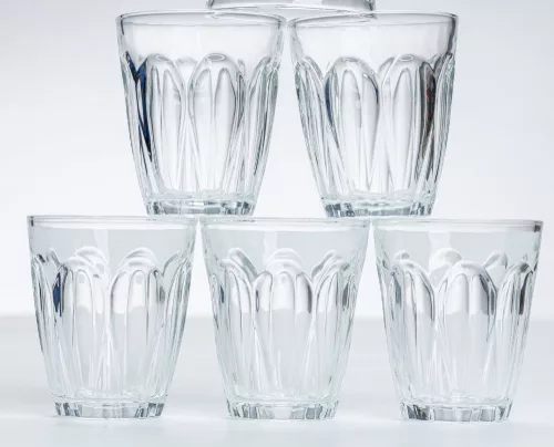 6 db-os üveg kávéspohár szett (90 ml-es)
