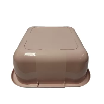 Szögletes tál 15 L műanyag pink (KKS)