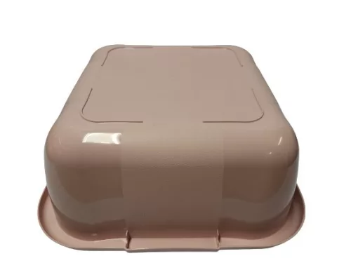 Szögletes tál 15 L műanyag pink (KKS)
