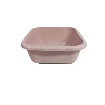Szögletes tál 6 L műanyag pink