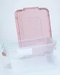* Tároló doboz pink tetővel 4 l