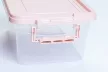 Tároló doboz pink tetővel 6,5L 22,3X34,8X14,5 cm műanyag