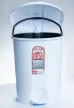 DÜNYA Pedálos szemetes fehér színben 50 L 54x41,5x42 cm