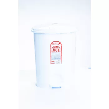 Pedálos szemetes fehér színben (30 L-es)