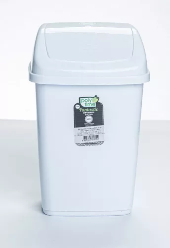 * Billenős szemetes 5 L fehér