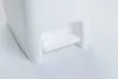 DÜNYA Pedálos slim szemetes fehér színben 10 L 35x20x28 cm