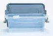 Tárolódoboz szürke tetővel 6,5L 22,3X34,8X14,5 cm