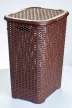 * Rattan hatású szennyestartó 60 l, barna