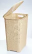 * Szennyestartó rattan hatású 60L bézs