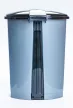 * Pedálos szemetes 50 L 41X40X56 szürke