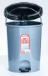 * Pedálos szemetes kuka (30 l), szürke