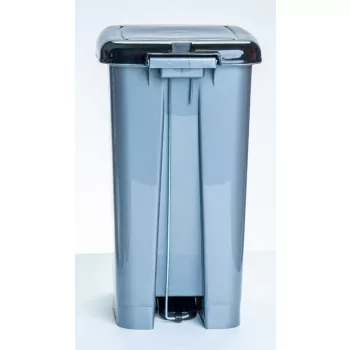 Pedálos slim szemetes sötét szürke színben (25 L-es)