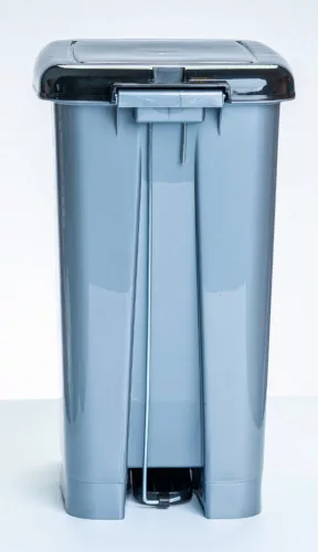 Pedálos slim szemetes sötét szürke színben (25 L-es)