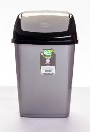 Billenős szemetes fehér színben (10 L-es)