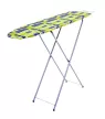 * Vasalóállvány fa 110*30 cm Zöld kocka mintás