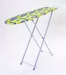 * Vasalóállvány fa 110*30 cm Zöld kocka mintás