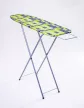 * Vasalóállvány fa 110*30 cm Zöld kocka mintás