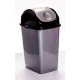 Billenős slim szemetes szürke színben (35 L-es)