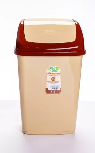 * Billenős szemetes 20 l bézs