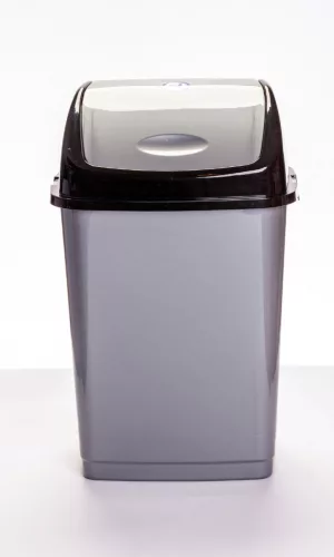 Billenős szemetes szürkeszínben (18 L-es)