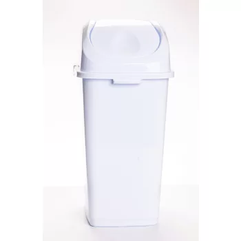 Billenős slim szemetes fehér színben (18 L-es)