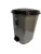Szemetes pedálos 32 L műanyag szürke