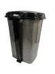 Szemetes pedálos 32 L műanyag szürke
