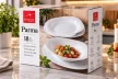 Bormioli Rocco Parma 18 részes étkészlet 6 személyre fehér opálüveg szögletes forma