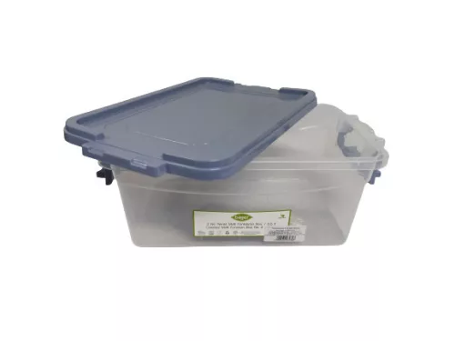 Tárolódoboz kék tetővel 6,5L 22,3X34,8X14,5 cm műanyag