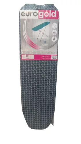 Vasalóállvány fa 110*30 cm sötétkék mintás