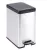 CURVER Slim fémhatású szemetes 25L fekete-ezüst 42x25x45 cm