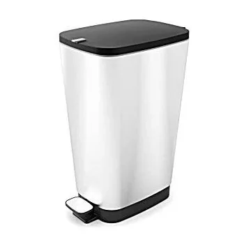 Chin bin fémhatású pedálos szemetes 30L