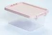 * Tároló doboz pink tetővel 2 l