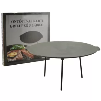 Öntöttvas grilltárcsa 450 mm-es