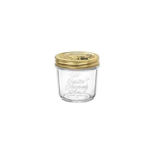 Bormioli Rocco QUATTRO tároló üveg+tető 0,2 l